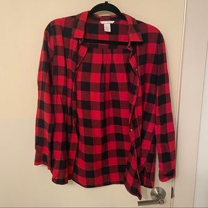 Buffalo Plaid Flannel Shirt